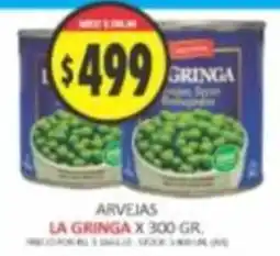 Supermercados Becerra La gringa arvejas oferta