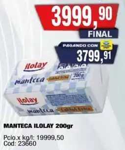 Maxiconsumo Ilolay manteca oferta