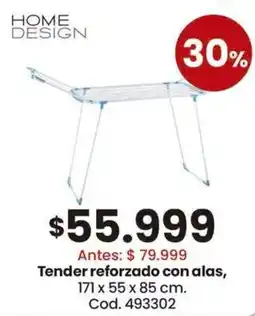 Coto Home design tender reforzado con alas oferta