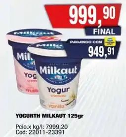 Maxiconsumo Milkaut yogurth oferta