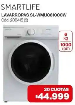 Naldo Lombardi Smartlife lavarropas sl-wmu061000w oferta