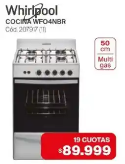 Naldo Lombardi Whirlpool cocina wfo4nbr oferta
