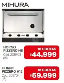 Naldo Lombardi Mihura horno pizzero h6 oferta