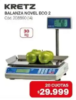 Naldo Lombardi Kretz balanza novel eco 2 oferta