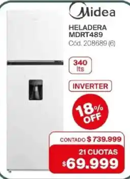 Naldo Lombardi Midea heladera oferta