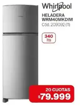 Naldo Lombardi Whirlpool heladera oferta