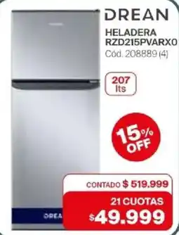 Naldo Lombardi Drean heladera oferta