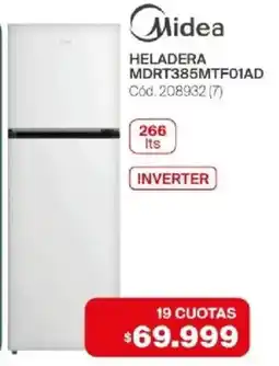 Naldo Lombardi Midea heladera oferta