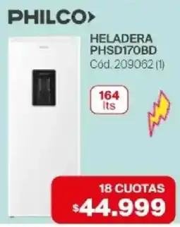 Naldo Lombardi Philco heladera oferta