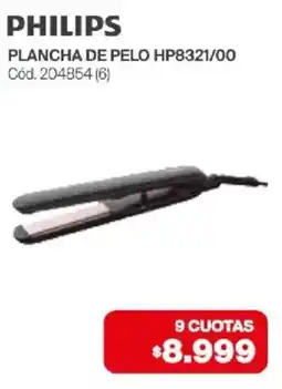 Naldo Lombardi Philips plancha de pelo hp8321/00 oferta