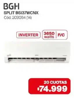 Naldo Lombardi Bgh split bsi37wcnx oferta
