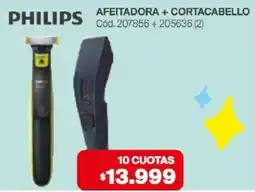 Naldo Lombardi Philips afeitadora + cortacabello oferta