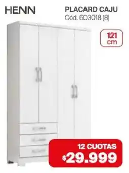 Naldo Lombardi Henn placard caju oferta