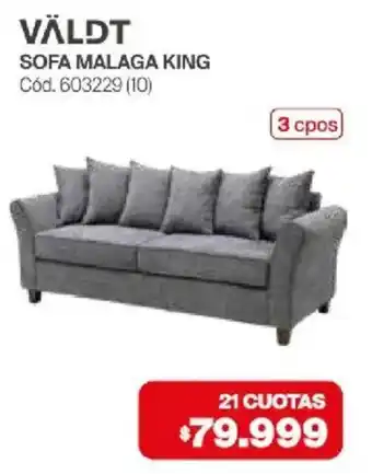 Naldo Lombardi Väldt sofa malaga king oferta