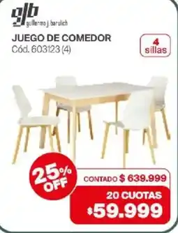 Naldo Lombardi Guillermo j. barulich juego de comedor oferta