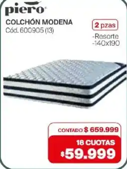 Naldo Lombardi Piero colchón modena oferta
