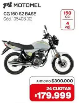 Naldo Lombardi Motomel cg 150 s2 base oferta