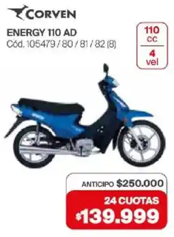 Naldo Lombardi Corven energy 110 ad oferta
