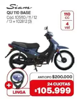 Naldo Lombardi Siam qu 110 base oferta