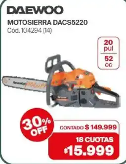 Naldo Lombardi Daewoo motosierra dacs5220 oferta