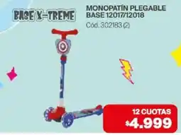 Naldo Lombardi Base x-treme monopatín plegable oferta