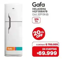 Naldo Lombardi Gafa heladera oferta
