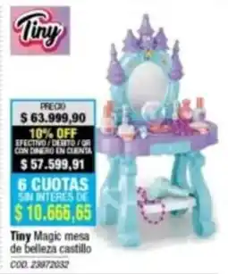 Rio Shop Deco Tiny mesa de belleza castillo oferta