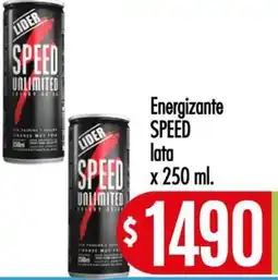 Supermercados Caracol Lider energizante speed oferta