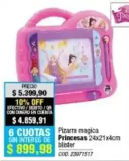 Rio Shop Deco Princesas pizarra magica oferta
