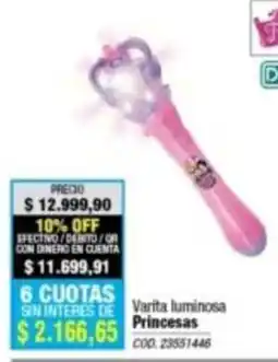 Rio Shop Deco Varita luminosa Princesas oferta