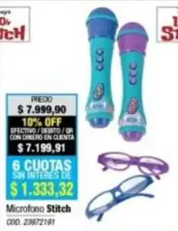 Rio Shop Deco Stitch microfono oferta