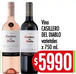 Supermercados Caracol Casillero del Diablo vinales oferta