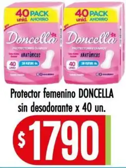 Supermercados Caracol Doncella protector femenino oferta
