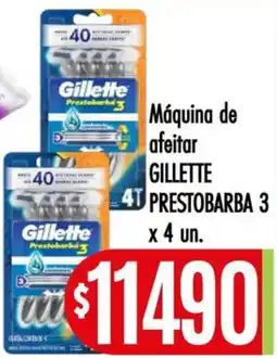 Supermercados Caracol Gillette maquina de afeitar prestobarba 3 oferta