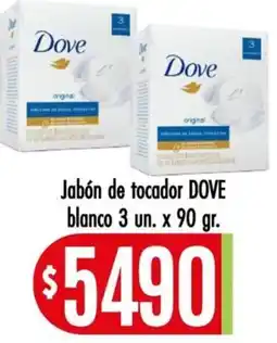 Supermercados Caracol Dove jabón de tocador blanco oferta