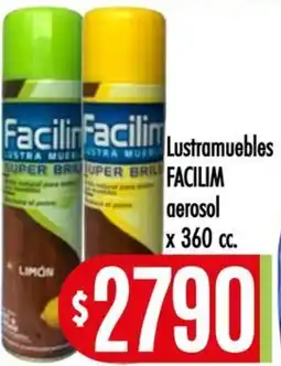 Supermercados Caracol Facilim lustramuebles super brill oferta
