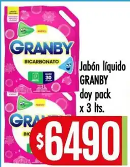 Supermercados Caracol Granby jabón líquido oferta