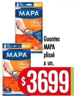 Supermercados Caracol Mapa guantes plissé oferta