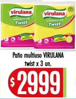 Supermercados Caracol Virulana paño multiuso twist oferta