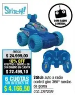 Rio Shop Deco Stitch auto a radio control oferta