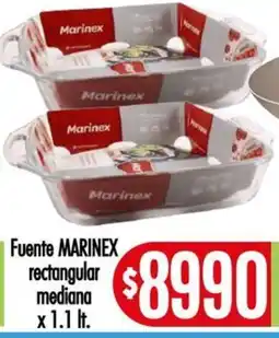 Supermercados Caracol Marinex fuente rectangular mediana oferta