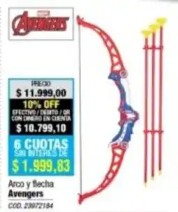 Rio Shop Deco Avengers arco y flecha oferta