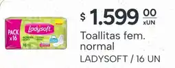 El Milagro Mayorista Ladysoft toallitas fem. normal oferta