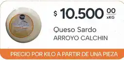El Milagro Mayorista Arroyo calchin queso sardo oferta