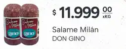 El Milagro Mayorista Don gino salame milán oferta
