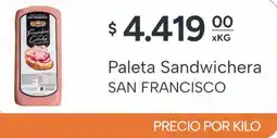 El Milagro Mayorista San francisco paleta sandwichera oferta
