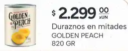 El Milagro Mayorista Golden peach duraznos en mitades oferta