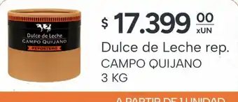 El Milagro Mayorista Campo quijano dulce de leche rep. oferta