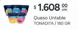 El Milagro Mayorista Tonadita queso untable oferta