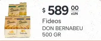 Don bernabeu fideos
